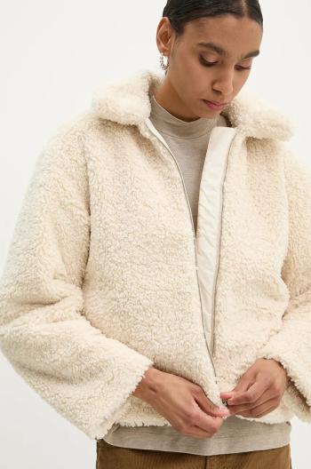 Bunda Levi's dámská, béžová barva, přechodná, A8814