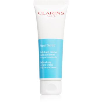 Clarins Cleansing Fresh Scrub krémový peeling pro rozjasnění a hydrataci 50 ml