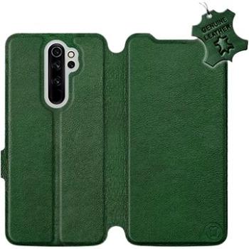 Flip pouzdro na mobil Xiaomi Redmi Note 8 Pro - Zelené - kožené -   Green Leather (5903226985029)