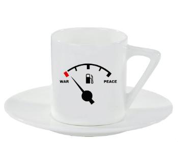 Espresso hrnek s podšálkem 100ml War-peace