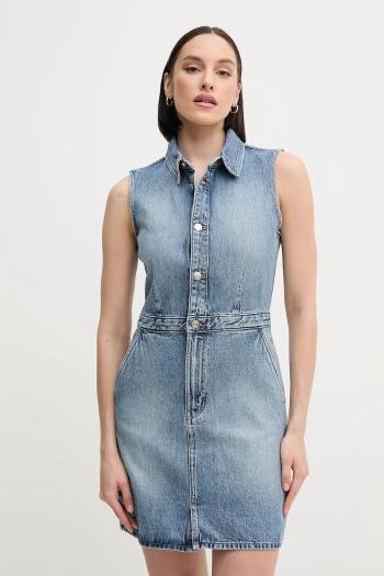 Rifľové šaty Calvin Klein Jeans mini, priliehavé, LV047B074G