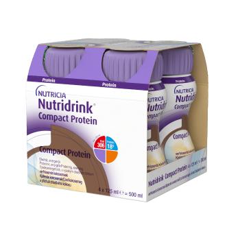 Nutridrink Compact Protein s příchutí chladivého kokosu 4x125 ml