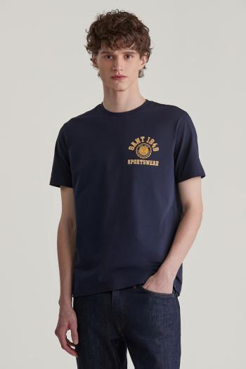 TRIČKO GANT CREST GRAPHIC TSHIRT EVENING BLUE