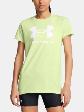 Under Armour UA Rival Logo SS Triko Zelená