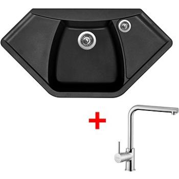 SINKS NAIKY 980 Pureblack+ELKA (NA98026ELCL)