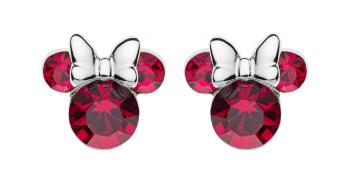 Disney Třpytivé stříbrné náušnice pecky Minnie Mouse ES00028SJUYL.CS