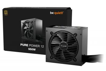 be quiet! PURE POWER 12 550W 20+4 pin ATX Fekete tápegység