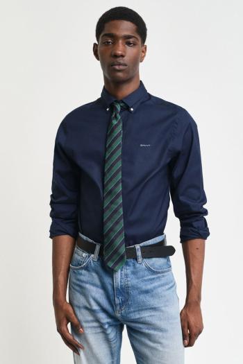 KOŠILE GANT SLIM PINPOINT OXFORD SHIRT MARINE