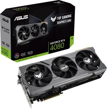 Videókártya ASUS TUF GAMING GeForce RTX 4080 16GB OC