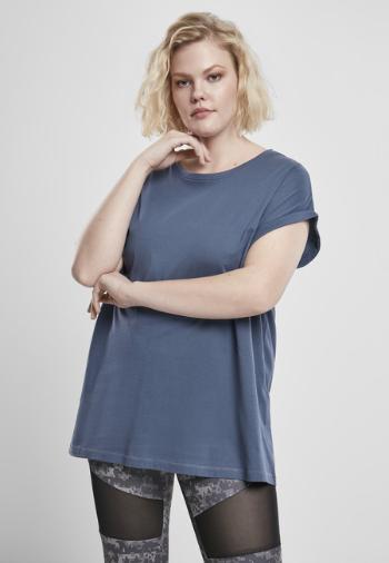 Urban Classics Ladies Extended Shoulder Tee vintageblue - M