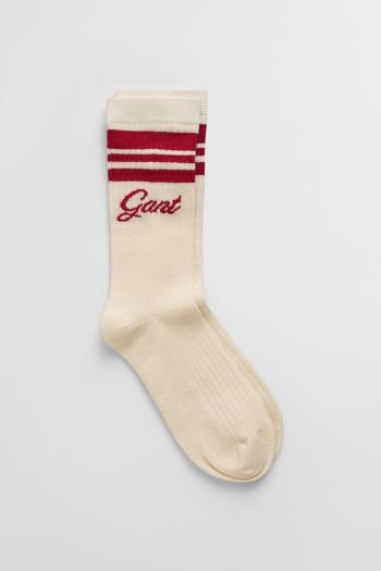 PONOŽKY GANT RIB SOCKS CREAM