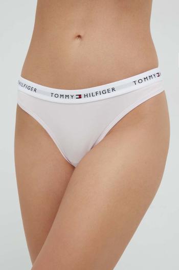 Tanga Tommy Hilfiger růžová barva, UW0UW03835