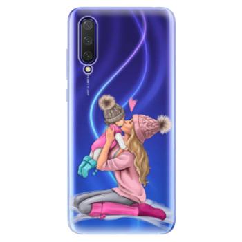 Odolné silikonové pouzdro iSaprio - Kissing Mom - Blond and Girl - Xiaomi Mi 9 Lite