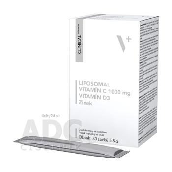 CLINICAL LIPOSOMAL Vitamín C 1000 mg+D3+Zinok