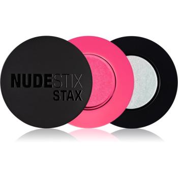 Nudestix Stax Set multifunkční líčidlo pro oči, rty a tvář odstín Pinkglow 2x2,5 g