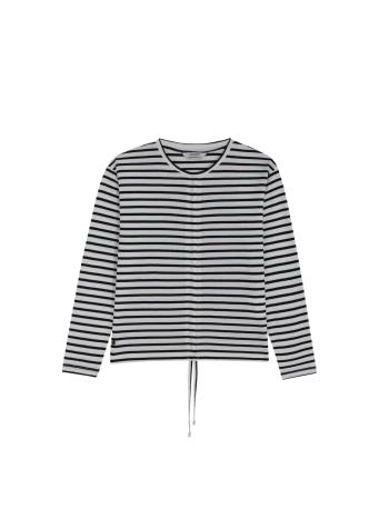 Scalpers Póló 'Ema'  fekete / fehér