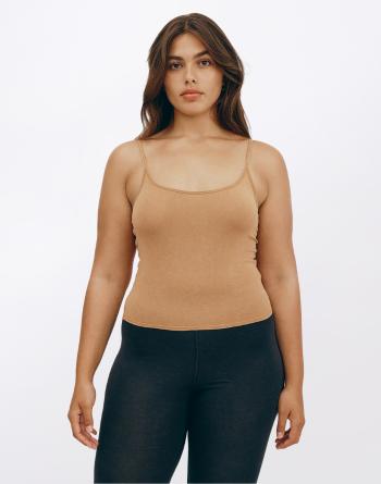 Organic Basics Core Singlet Muted Ocher XS