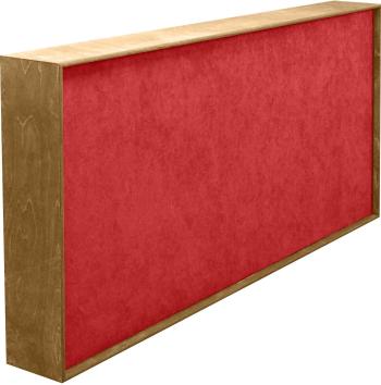 Mega Acoustic FiberExcellent120 Natural/Red Absorpční dřevěný panel