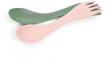 Evőeszköz Light My Fire Spork little 2-pack sandygreen/dustypink