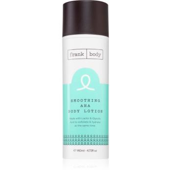 Frank Body Smoothing AHA hydratační a vyživující krém s kyselinou mléčnou New Green Look 140 ml