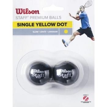 Wilson STAFF SQUASH 2 BALL YEL DOT Squashový míček, žlutá, velikost