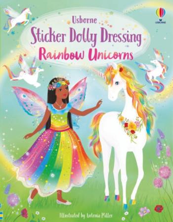 Sticker Dolly Dressing Rainbow Unicorns - Watt Fiona