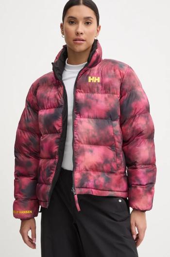 Helly Hansen kifordítható dzseki YU 23 REVERSIBLE PUFFER női, rózsaszín, téli, oversize, 54061