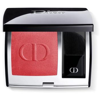 DIOR Rouge Blush kompaktní tvářenka se štětcem a zrcátkem odstín 999 (Satin) 6 g