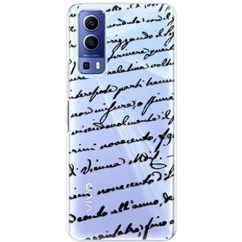 iSaprio Handwriting 01 - black pro Vivo Y52 5G (hawri01b-TPU3-vY52-5G)