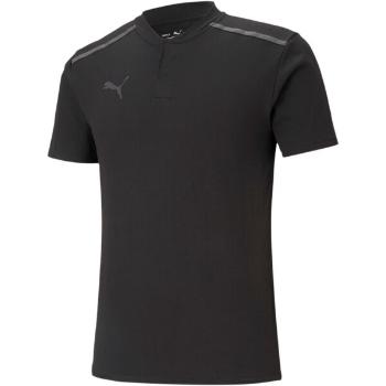 Puma TEAMCUP CASUALS POLO Pánské polo tričko, černá, velikost