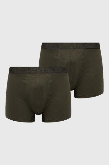 Boxerky Levi's pánské, zelená barva, 37149.0732-khaki