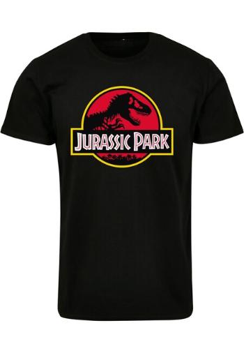 Mr. Tee Jurassic Park Logo Tee black - XS