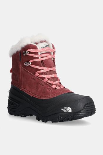 Dětské sněhule The North Face SHELLISTA V LACE WP vínová barva, NF0A7W5X7I01