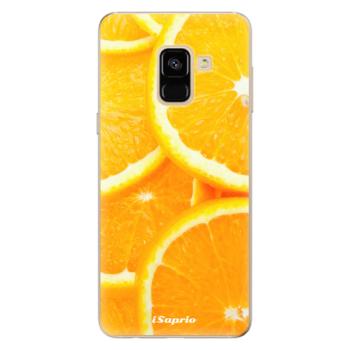 Odolné silikonové pouzdro iSaprio - Orange 10 - Samsung Galaxy A8 2018