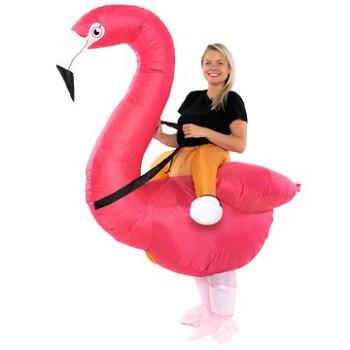 Nafukovací kostým pro dospělé  Riding Flamingo (HRAbz25278)