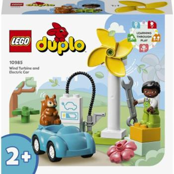 Větrná turbína a elektromobil - Lego Duplo (10985)