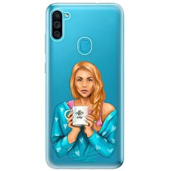 iSaprio Coffe Now - Redhead pro Samsung Galaxy M11 (cofnored-TPU3-M11)