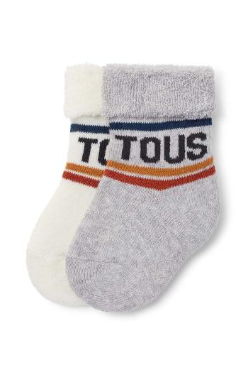 Dětské ponožky Tous SSocks 2-pack šedá barva, SSocks.2102