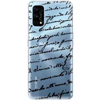 iSaprio Handwriting 01 - black pro Realme 7 Pro (hawri01b-TPU3-RLM7pD)