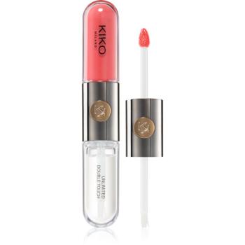 KIKO Milano Unlimited Double Touch dlouhotrvající tekutá rtěnka odstín 113 Satin Coral 6 ml