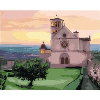 Zuty - Malování podle čísel - BAZILIKA SVATÉHO FRANTIŠKA Z ASSISI, ITÁLIE (TED DAVIS), 80x100 cm, vy (HRAmmb07875nad)