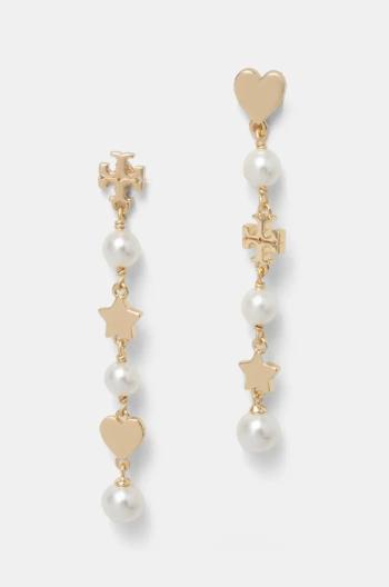 Tory Burch fülbevaló Kira Linear Pearl 167336-137