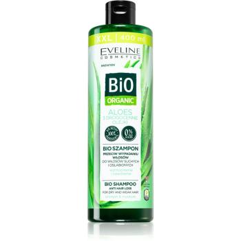 Eveline Cosmetics Bio Organic Natural Aloe Vera šampon proti vypadávání vlasů s aloe vera 400 ml