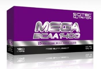 Mega BCAA 1400 - Scitec Nutrition 120 kaps.