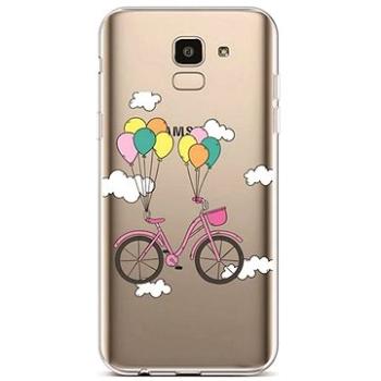 TopQ Samsung J6 silikon Pink Bike 37940 (Sun-37940)