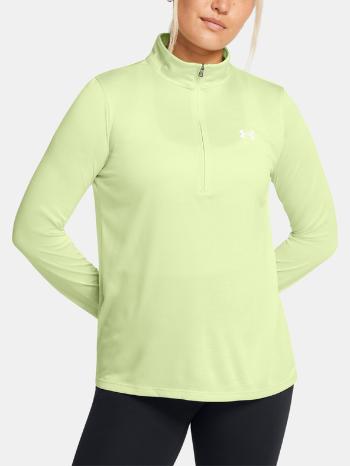 Under Armour Tech 1/2 Zip- Twist Triko Zelená