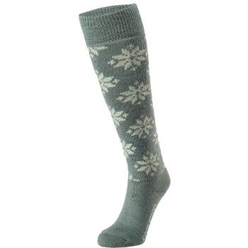 KARI TRAA ROSE WOOL SKI SOCKS Dámské lyžařské podkolenky, tmavě zelená, velikost