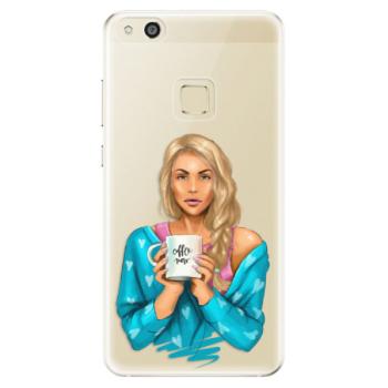 Odolné silikonové pouzdro iSaprio - Coffe Now - Blond - Huawei P10 Lite