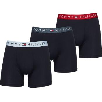 Tommy Hilfiger COTTON ESSENTIALS 3P BOXER BRIEF WB Pánské boxerky, tmavě modrá, velikost