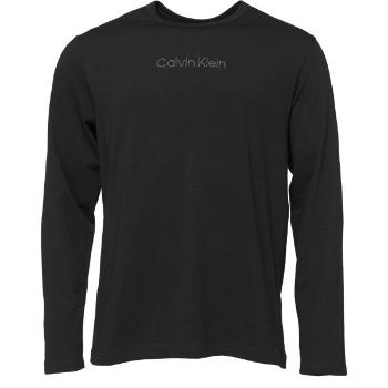 Calvin Klein L/S CREW NECK Pánské pyžamové triko, černá, velikost